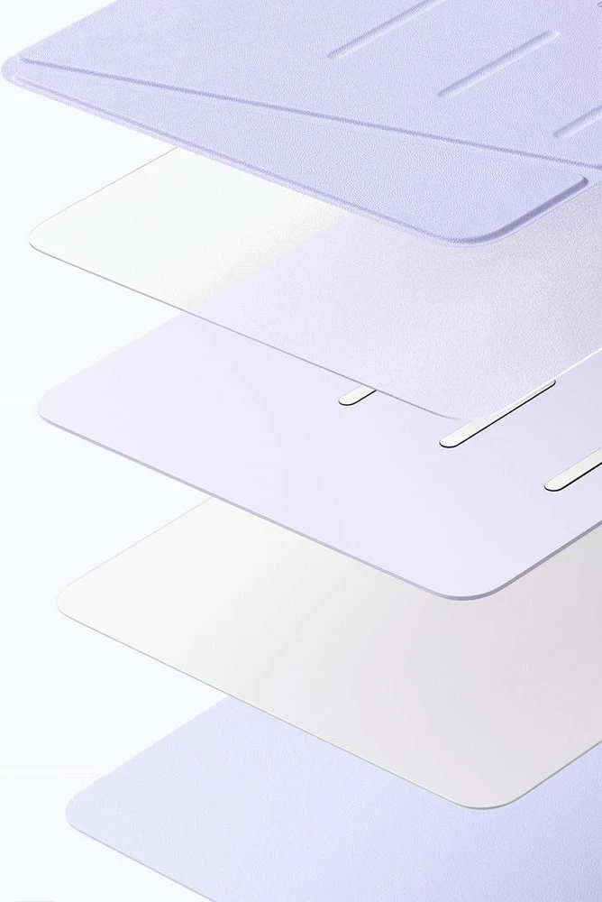 Zaščitna prevleka Flip Hybrid za iPad Air 13" 1/2, ESR, vijolična