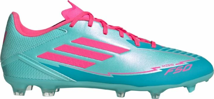 Nogometni čevlji za moške, modro-roza, adidas F50 League FG/MG Messi M IH0928