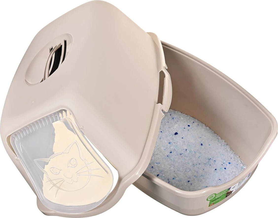 Kanta za mačke DIAMENTIQ BAYA, plastična, 55,5 x 40 x 38,7 cm, bež