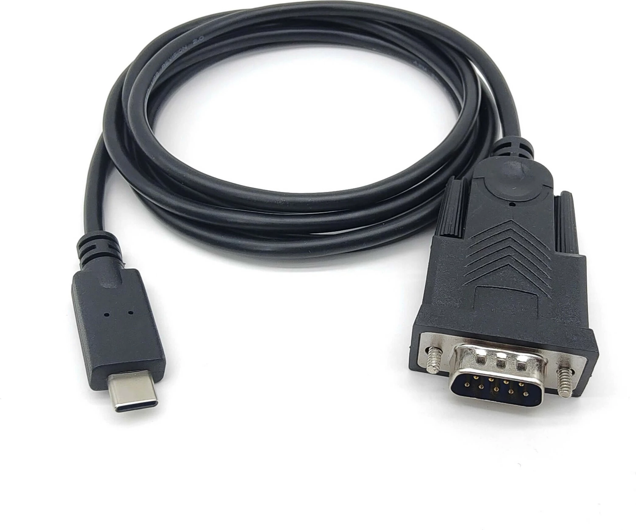 Serijski kabel USB-C na DB9, Equip, 1,5 m, črn