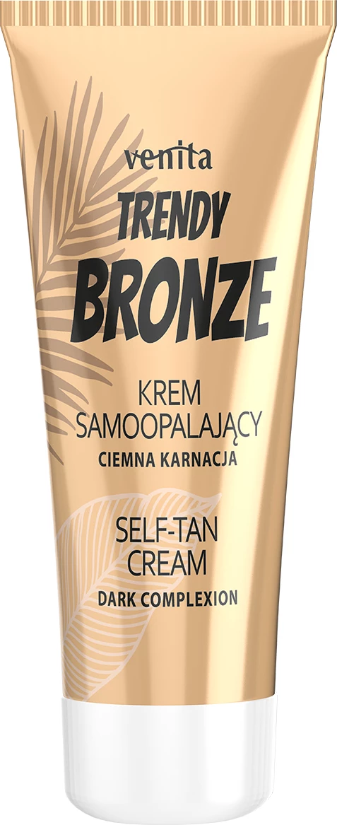 Samoporjavitveni krem za ženske Venita Trendy Bronze, temen ten, 75 g