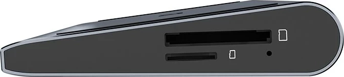 KVM stikalo Unitek, 2x HDMI 4K, 1x DisplayPort, USB-C, PD 100W, sivo