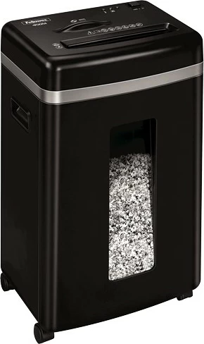 Mikrorezalnik Fellowes Powershred 450M, 22 L, 9 listov, črn