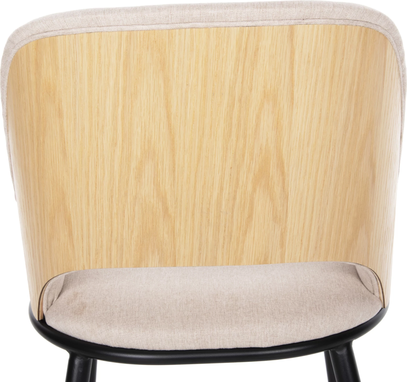 Jedilni set 5 kosov FH11973 miza DENTY & 4 stoli DELF (hrast-bež)