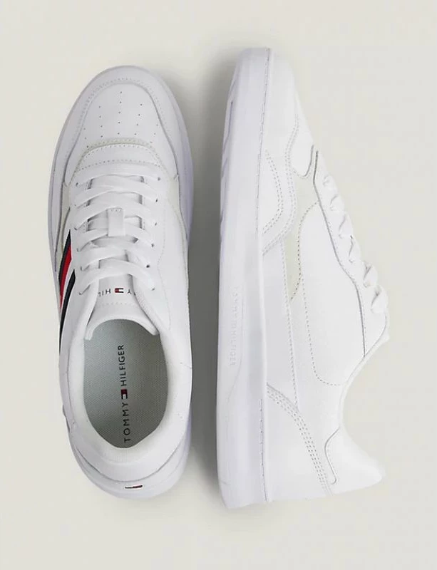 Klasike in športne bele tekaške čevlji Tommy Hilfiger za moške