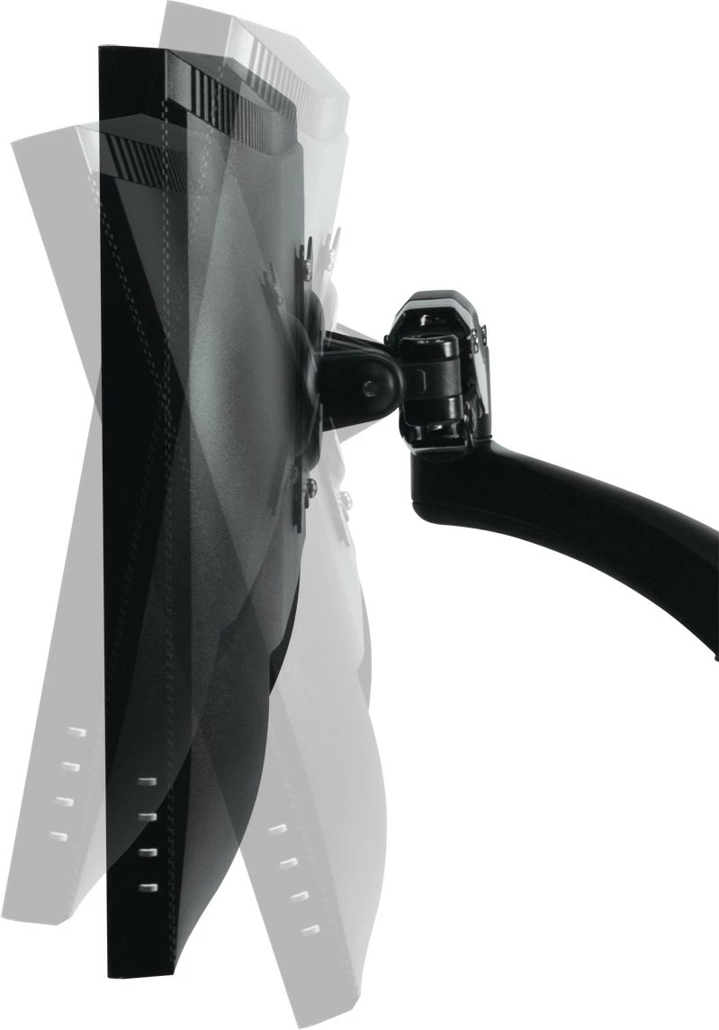 Ergonomski nosilec za zaslon ARCTIC W1-3D, Gas Lift Technology, 8 kg, 13–32", črn