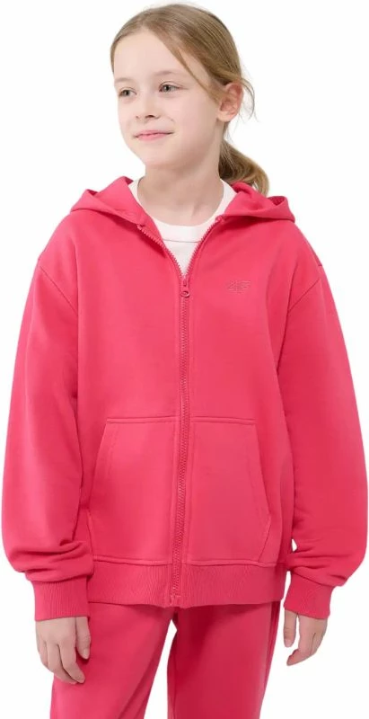 Duks s kapuco za otroke 4F, rožnat