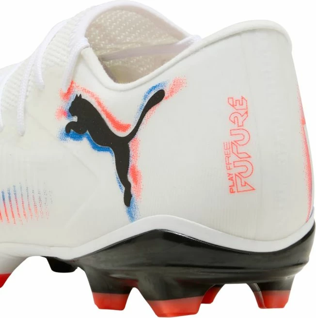 Futbalski čevlji Puma Future 8 Match Low FG/AG, beli-oranžni