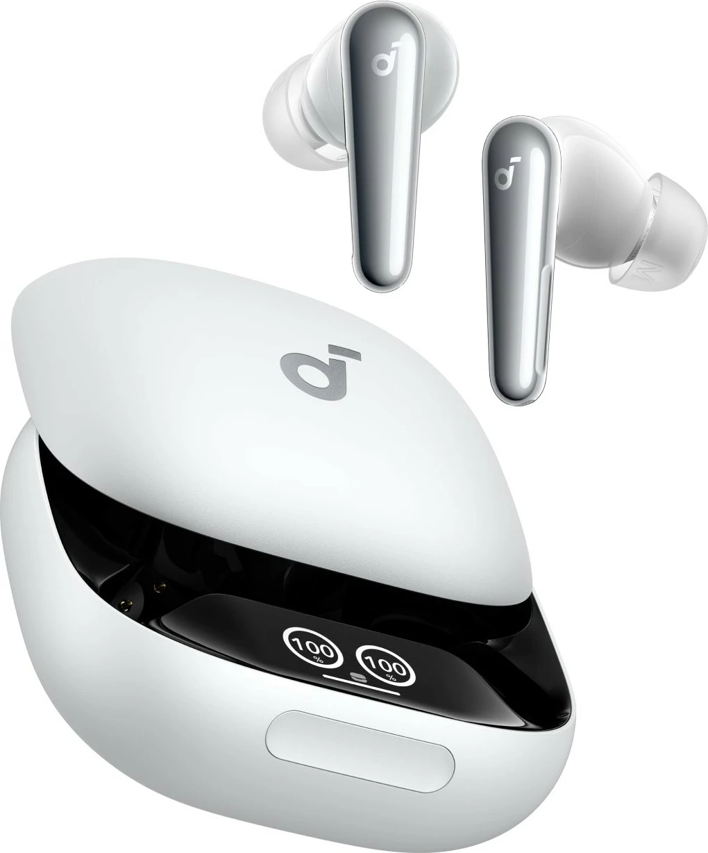 Brezžične slušalke Soundcore Liberty 4 Pro, bele