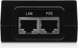 PoE adapter 48 V, 24 W Ubiquiti POE-48-24W, Fast Ethernet, 10/100 Mbit/s, črn
