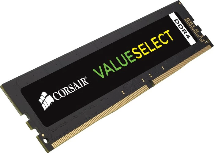 8GB DDR4 2400MHz RAM Corsair Value Select, črn