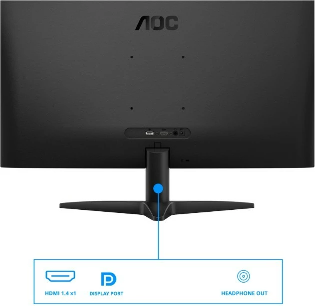 Monitor 27" FHD IPS 144Hz 0,5 ms HDR10 Adaptive Sync, HDMI/DP, črn, AOC 27B36X, s HDMI kablom 1,5 m