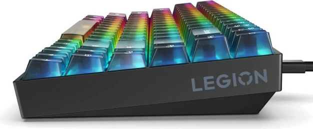 Mehanska tipkovnica Lenovo Legion K510 Mini Pro Gaming, RGB LED, z žico, QWERTY