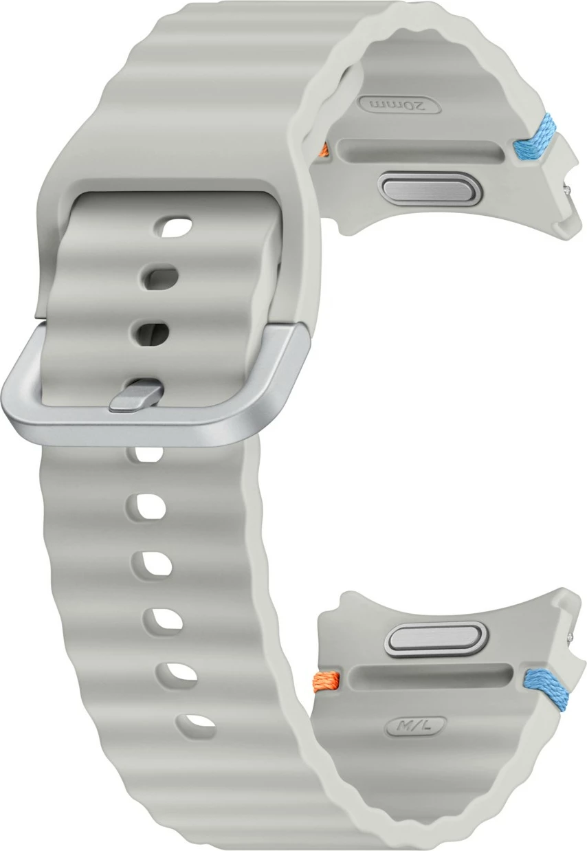 Športni pašček za Galaxy Watch 7, M/L, srebrn — Samsung