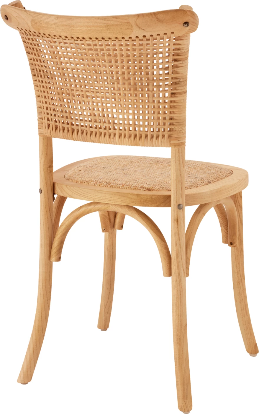 Lesen stol z ratanom v naravnem odtenku FH8752.01 49x54x89cm