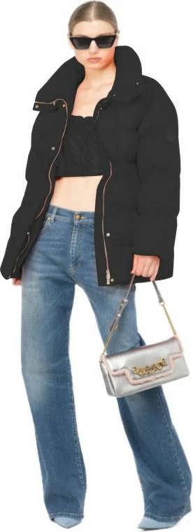 Topla jakna Pinko W 101696A14J, črna