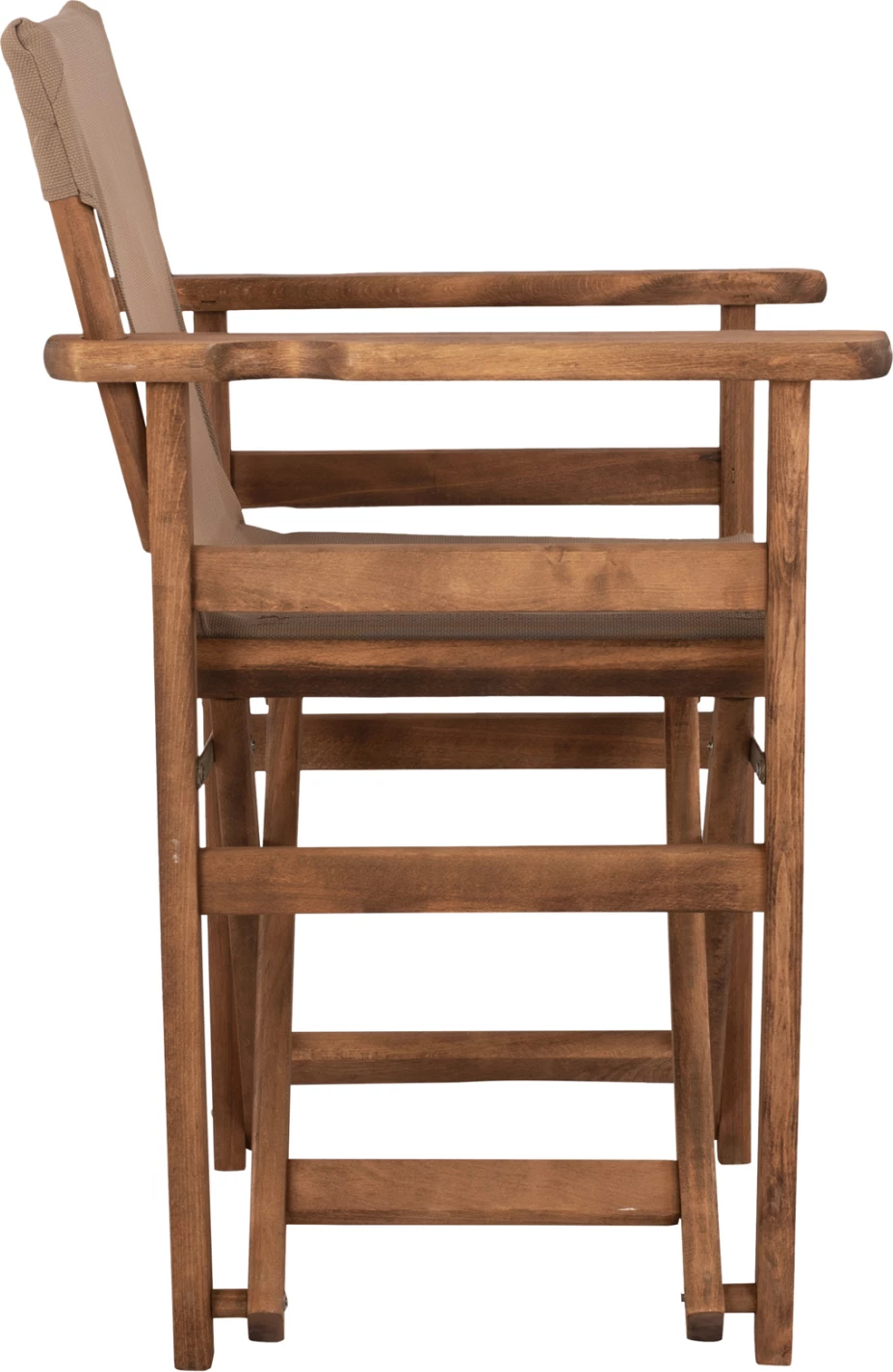 Režiserski stol, oreh, tekstil mocha Limnos FH10368.04