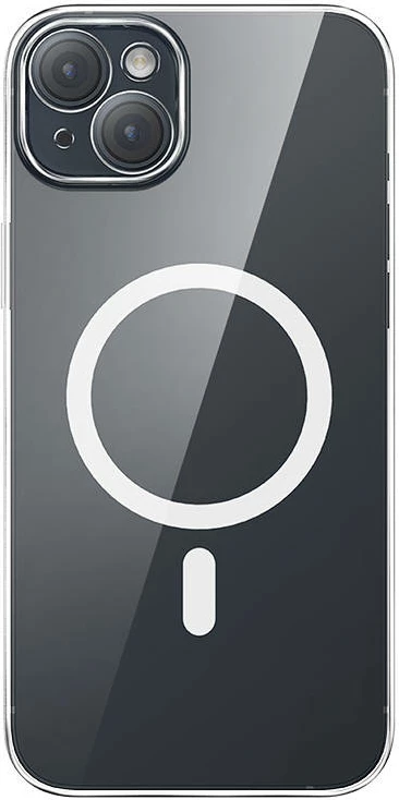 Ovitek za telefon Magnetic Crystal Clear Baseus za iPhone 13, prosojen, s kaljenim steklom in kompletom za čiščenje