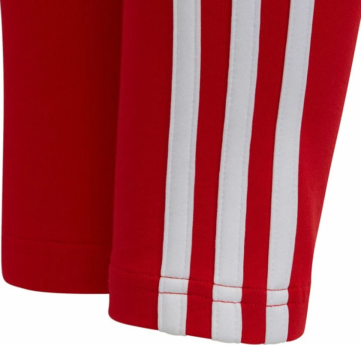 Helanke rdeče adidas, Essentials 3-Stripes Jr