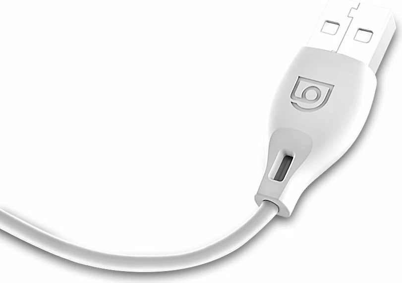 Lightning kabel, 2 m, 2,1 A, bel, Dudao L4L