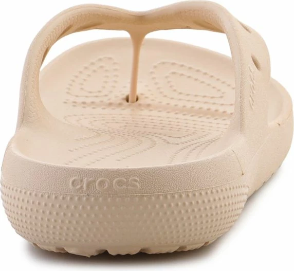 Flip-flop natikači Crocs Classic Flip V2, bež