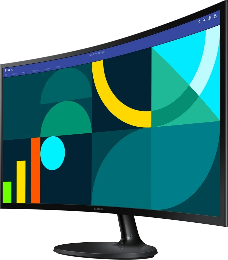 27" zaslon Full HD, ukrivljen, Samsung S36GD, črn