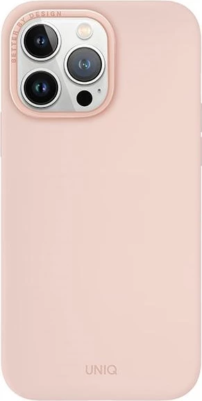 Ovitek za telefon za iPhone 15 Pro Max, rožna, UNIQ Lino Hue Magclick