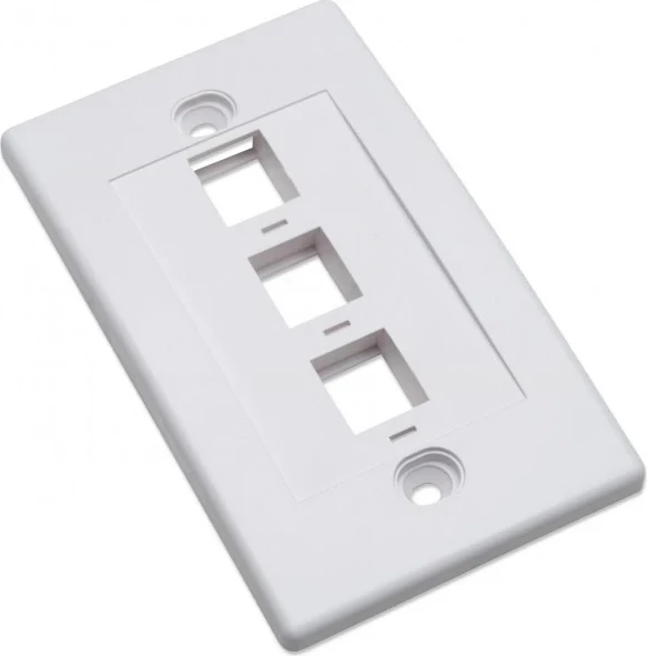 Panel za površinsko vgradnjo za vtičnico Intellinet, bel