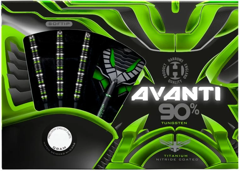 Shigeta za dart z mehko konico Avanti Harrows