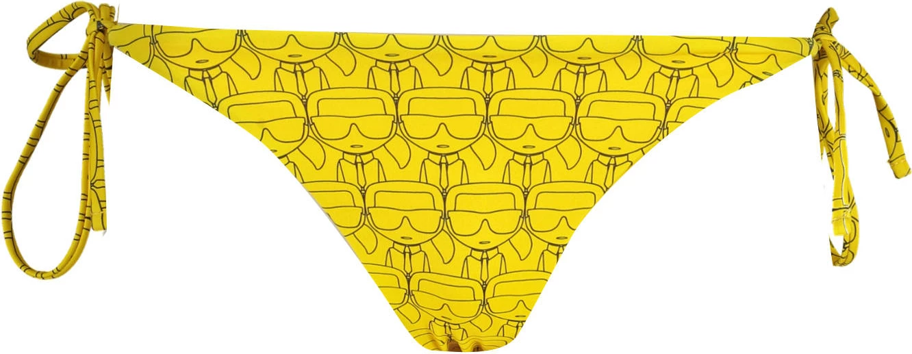 Spodnji del kopalk za ženske, KARL LAGERFELD BEACHWEAR, rumene