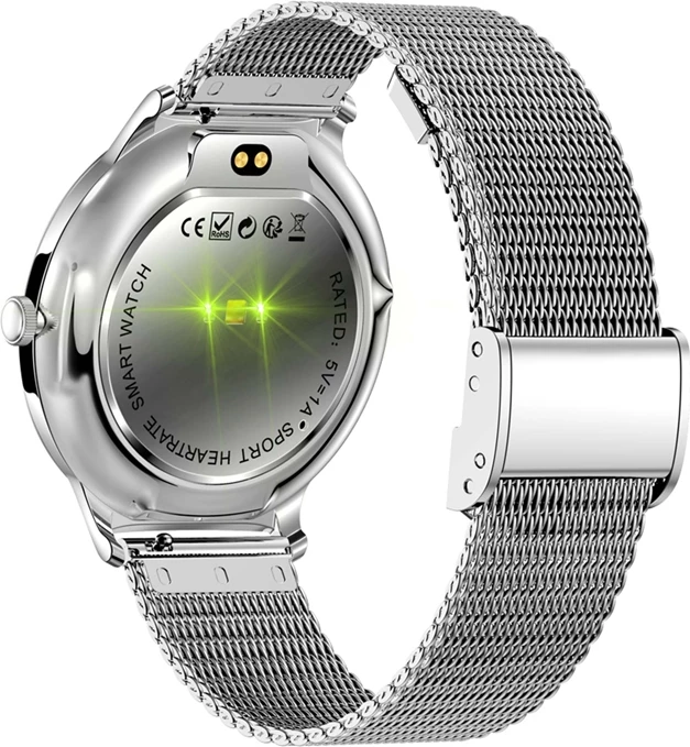 Pametna ura AMOLED 1,43" Colmi V89, BT klici, 100+ športov, IP67, srebrno jeklo