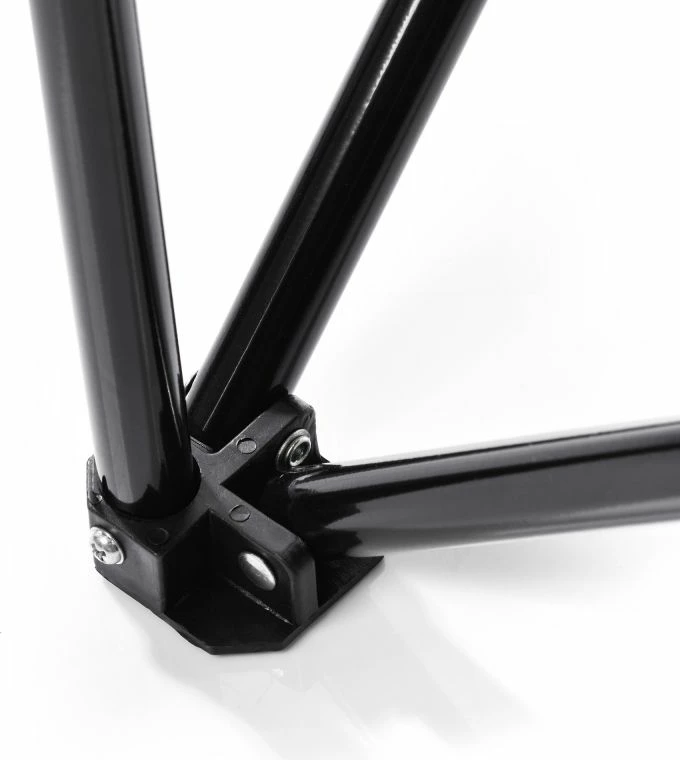 Zložljiv stol za turizem Meteor Hiker, črn