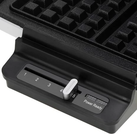 Pekač za vaflje Adler AD 3085, 1800 W, črn