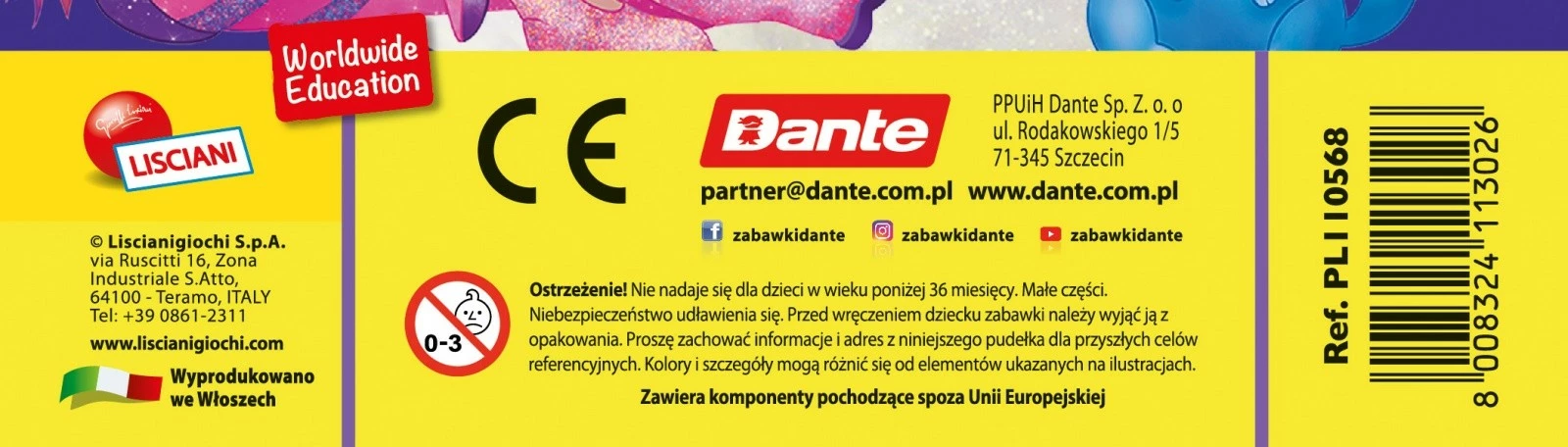 Kreativni set Moonlight Highlighters, Lisciani, Moon Academy, za deklice, večbarven