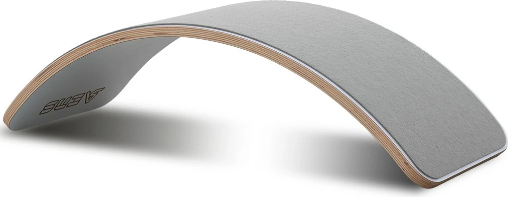 Deska za ravnotežje iz lesa Skye Decor, bela in siva