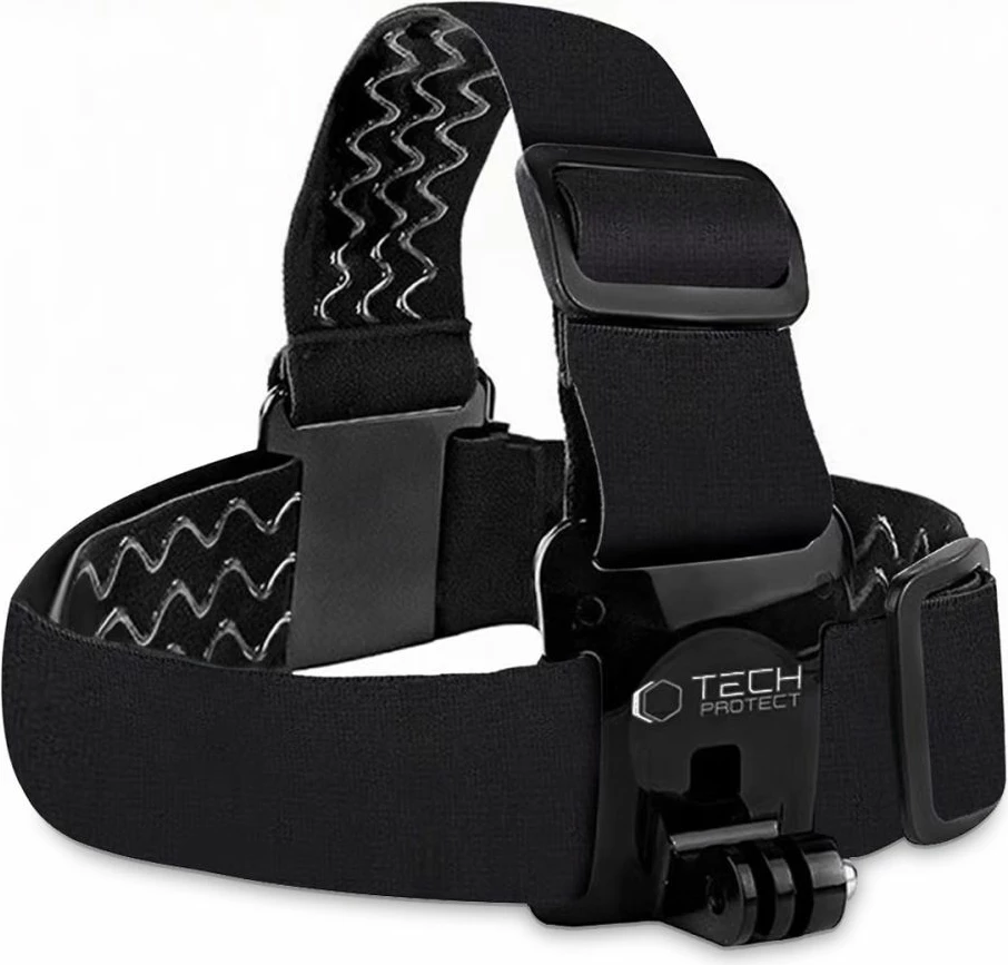 Nosilec za glavo za GoPro/DJI Tech-Protect GA100, črn