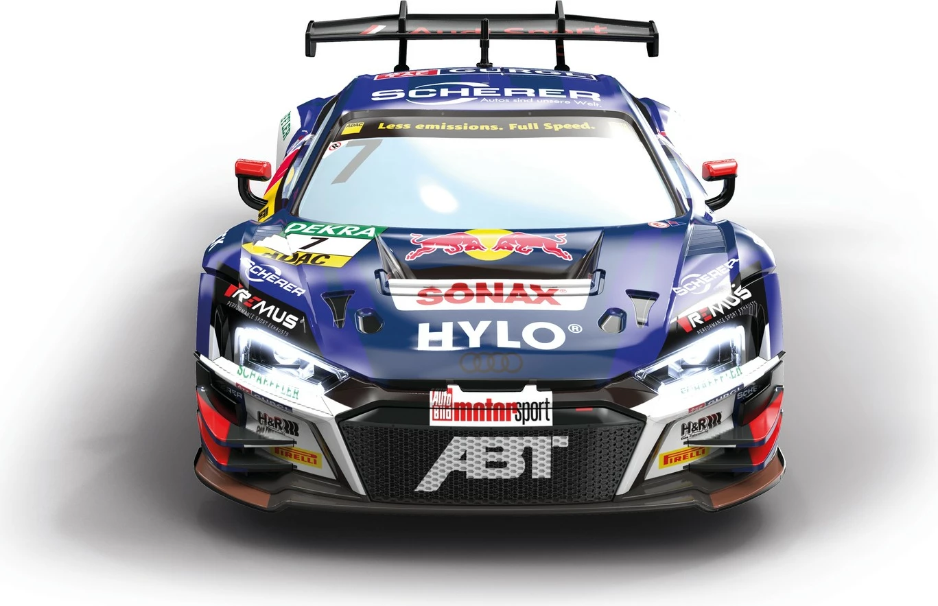 Igrača dirkalnik Red Bull Audi R8 LMS GT3 evo II, Carrera RC ABT, 1:16, električen, moder
