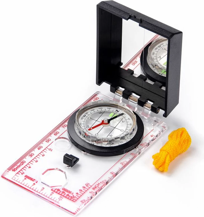 Turistični kompas Meteor, črn