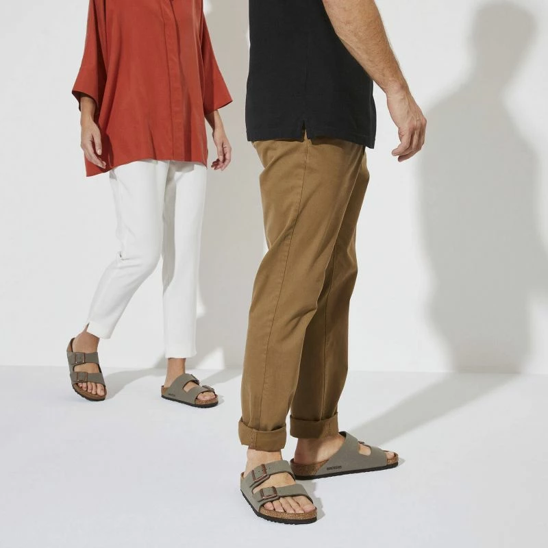 Natikače Birkenstock, sive, za moške/ženske