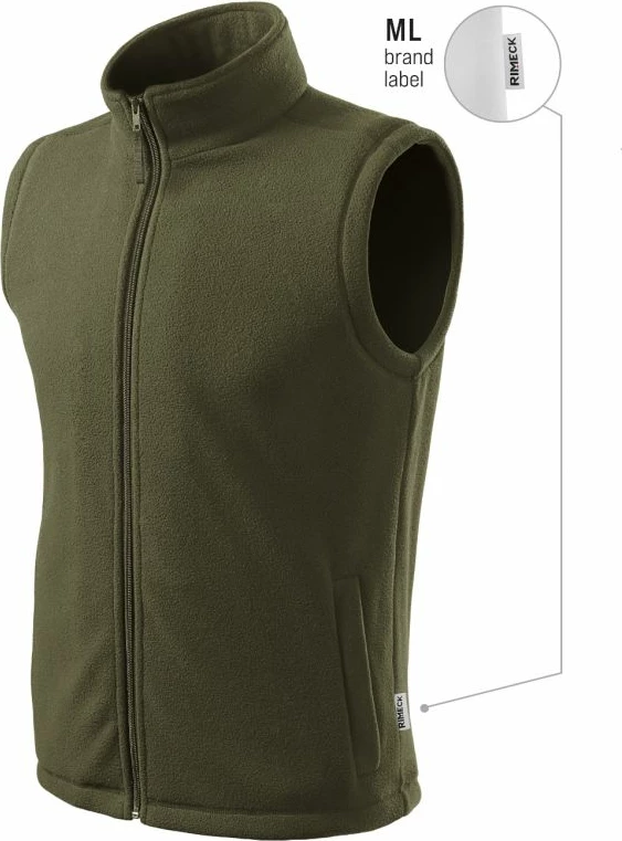Unisex brezrokavnik Rimeck, zelen