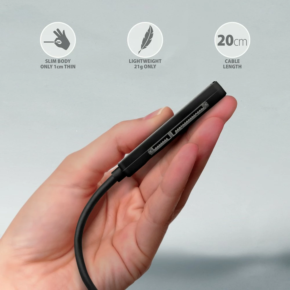 Adapter za HDD/SSD 2,5", USB-A 5Gbps AXAGON ADSA-FP2A, črn