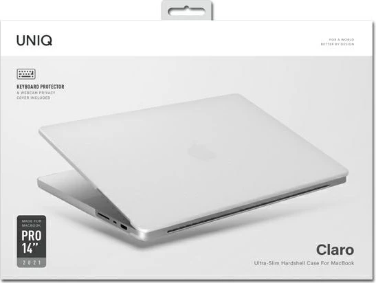 Zaščitna prozorna prevleka UNIQ Claro za MacBook Pro 14" (2021/2023)