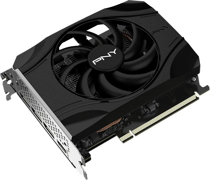Grafična kartica RTX 5050 PNY, 8 GB GDDR6, en ventilator, črna