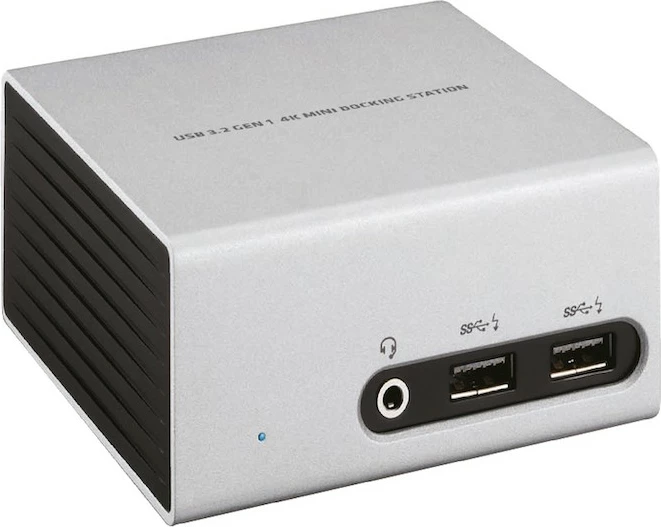 Docking station z dolgimi 4K, 4x USB3, HDMI, DVI, LAN, alumin argint/črn Club3D