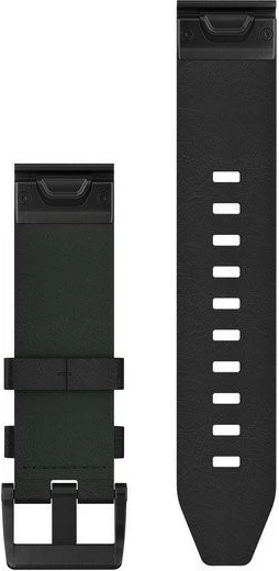 Usnjen pašček Garmin QuickFit za pametno uro, 22 mm, črn