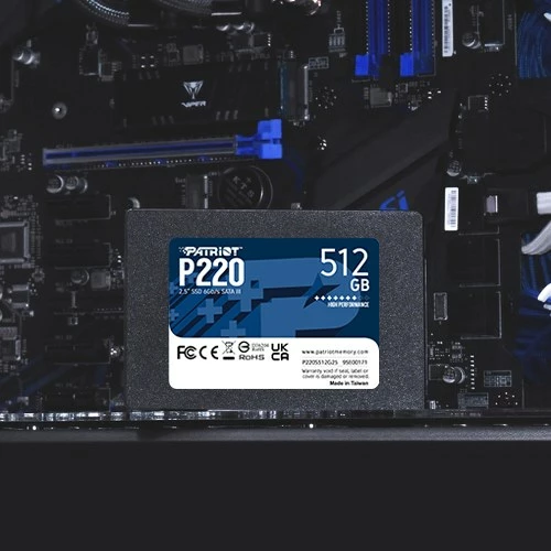 SSD 512 GB Patriot P220, SATA3, 2,5"