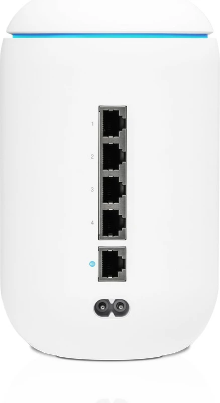 Napreden usmerjevalnik Ubiquiti UniFi Dream Machine, 2.4GHz/300Mbps, 5GHz/1733Mbps, 5×GbE, Cloud Key, bel