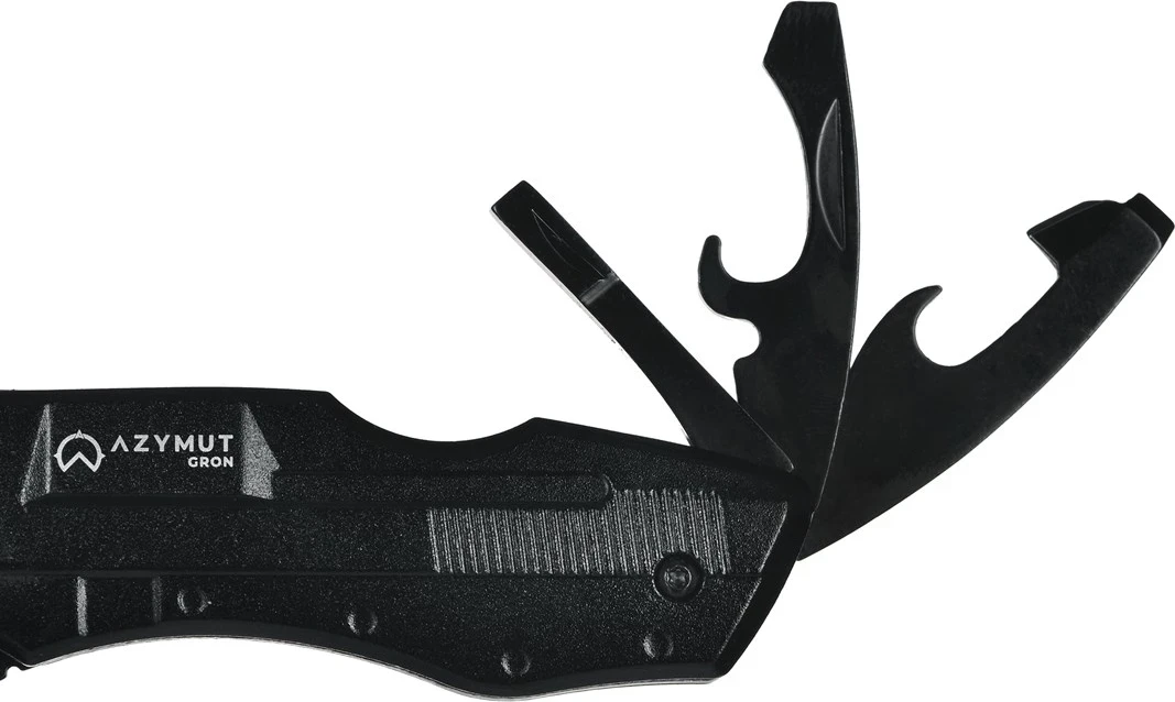 Večnamensko orodje Gron AZYMUT, 11 orodij + 9 bitov + usnjen etui