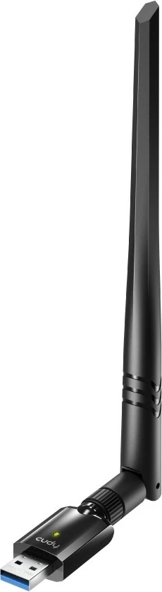 Brezžični USB adapter Cudy WU1400, AC1300, USB 3.0, 5 dBi antena, črn