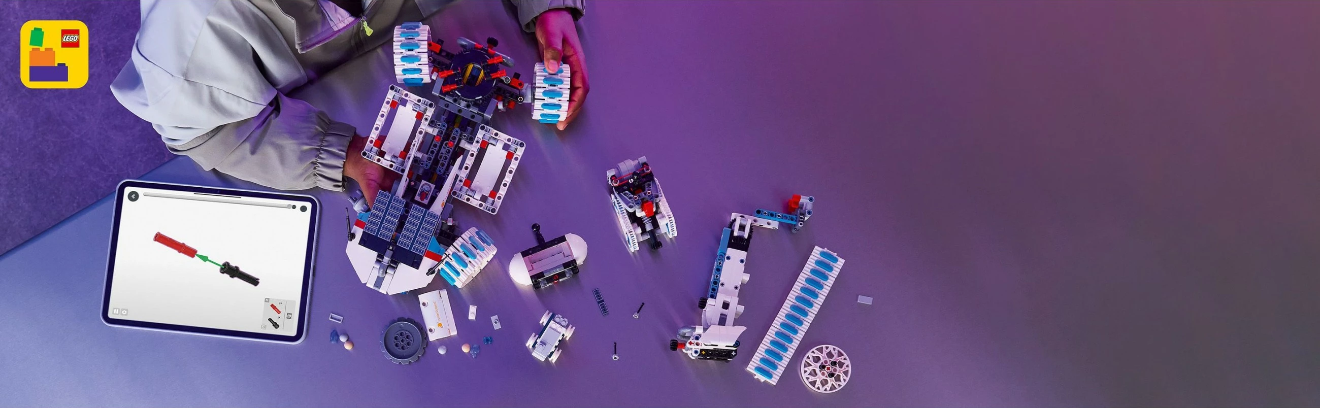 Gradbeni set LEGO Technic Lunar Outpost 42211, 1082 kosov, večbarven